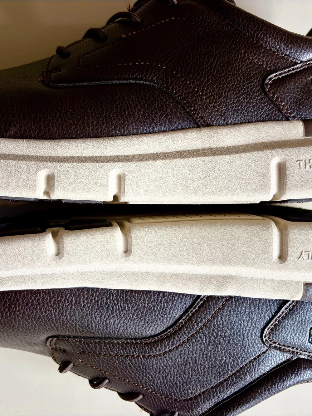 FitVille Men’s EasyWalk Business Casual Leather Shoes - Chocolate Brown 11.5 W